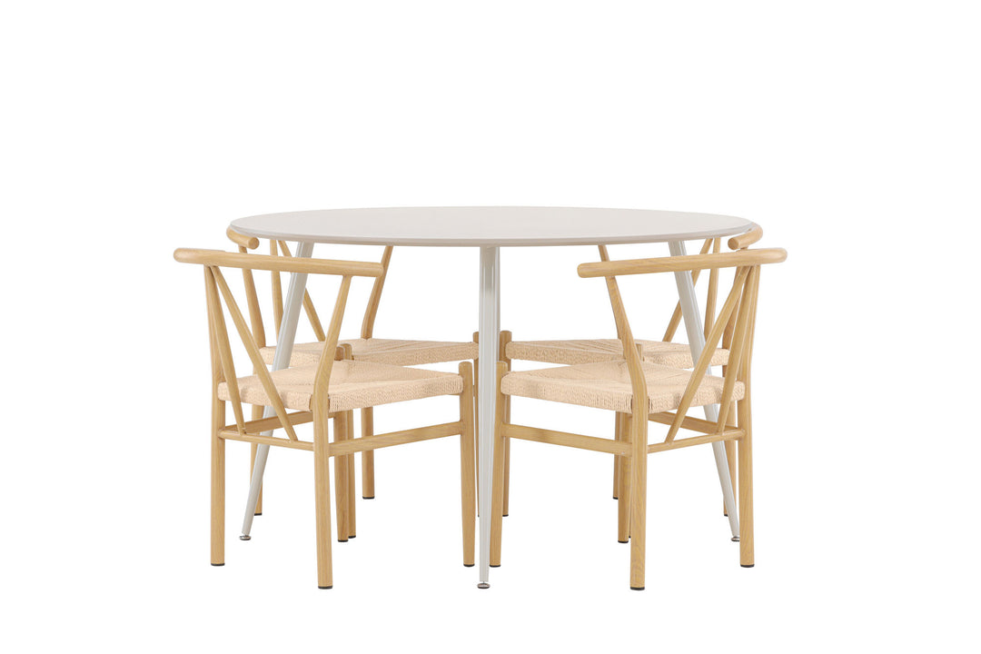 Venture Home Plaza Dining Table with Alfons Dining Chair