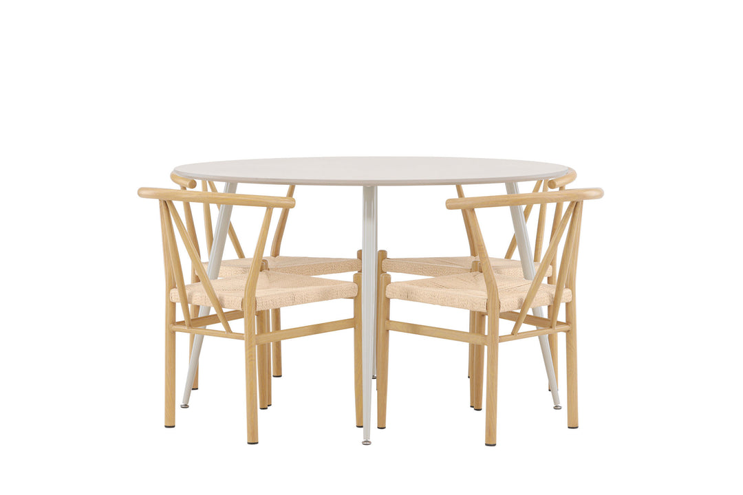 Venture Home Plaza Dining Table with Alfons Dining Chair