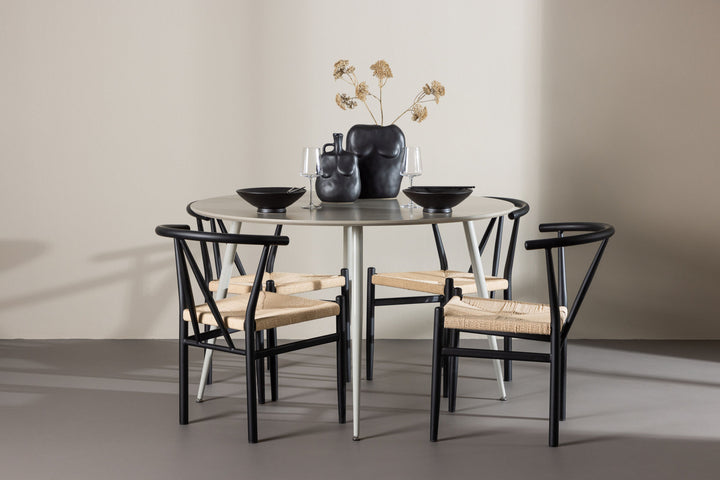 Venture Home Plaza Dining Table with Alfons Dining Chair