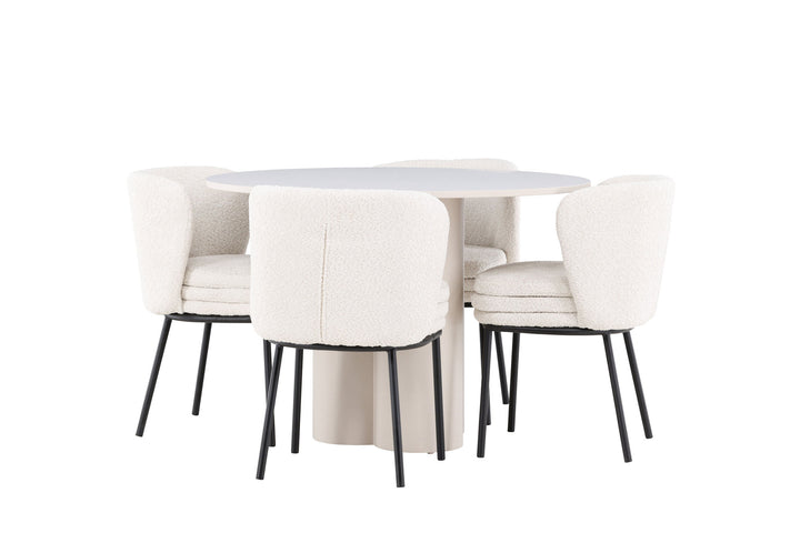 Venture Home Olivia Dining Table with Agnes Dining Chair