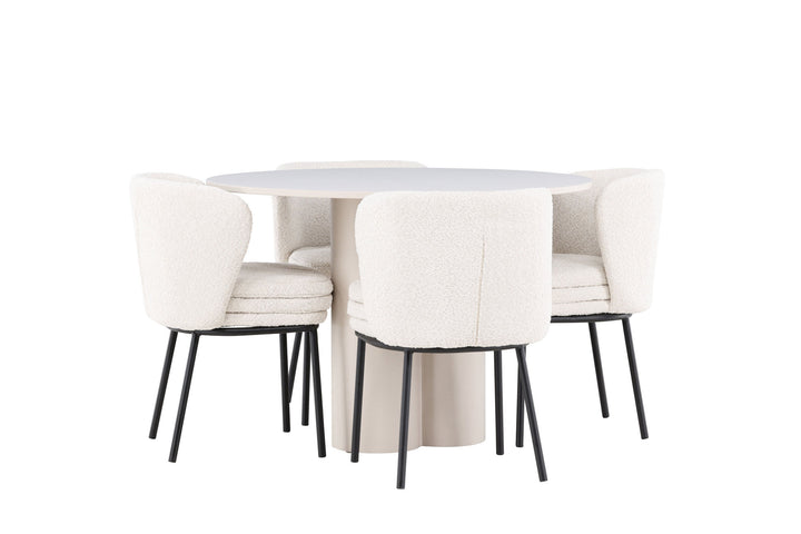 Venture Home Olivia Dining Table with Agnes Dining Chair
