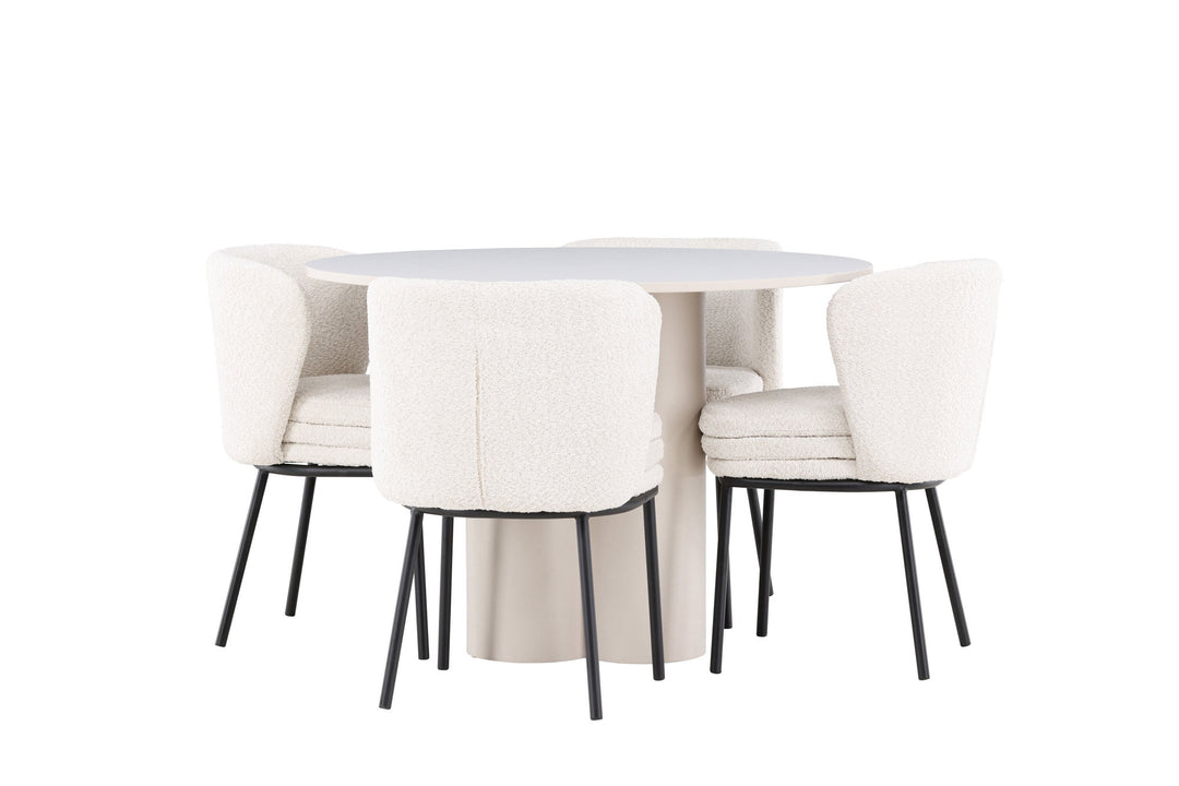 Venture Home Olivia Dining Table with Agnes Dining Chair