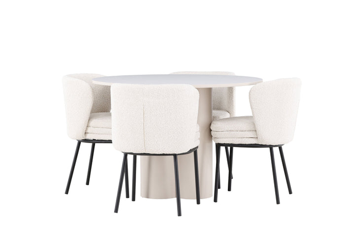 Venture Home Olivia Dining Table with Agnes Dining Chair