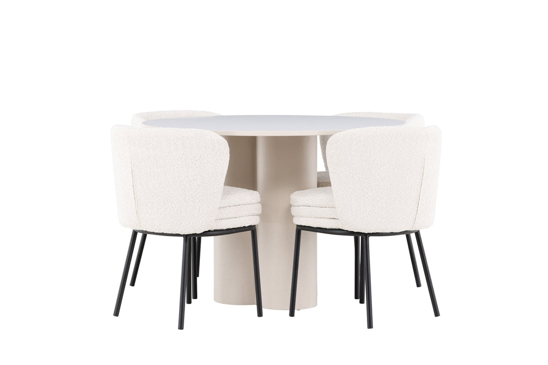Venture Home Olivia Dining Table with Agnes Dining Chair