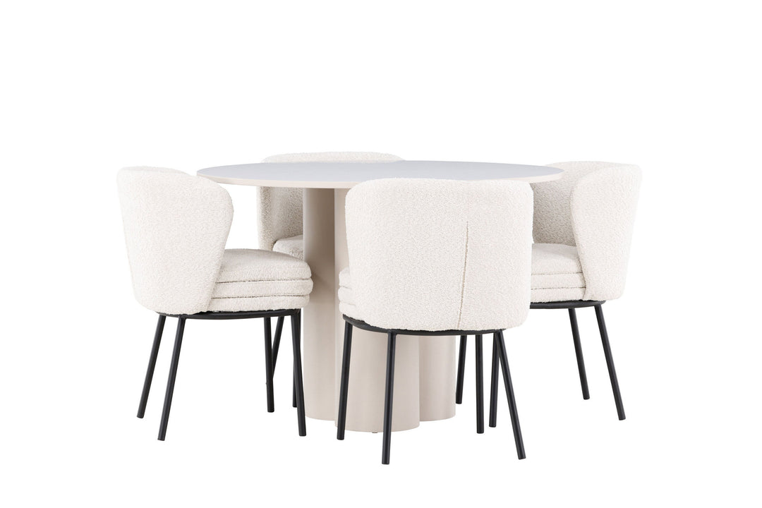 Venture Home Olivia Dining Table with Agnes Dining Chair