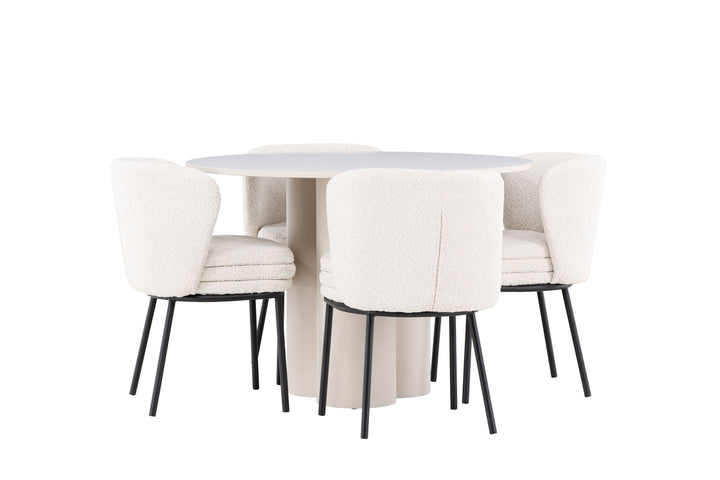 Venture Home Olivia Dining Table with Agnes Dining Chair