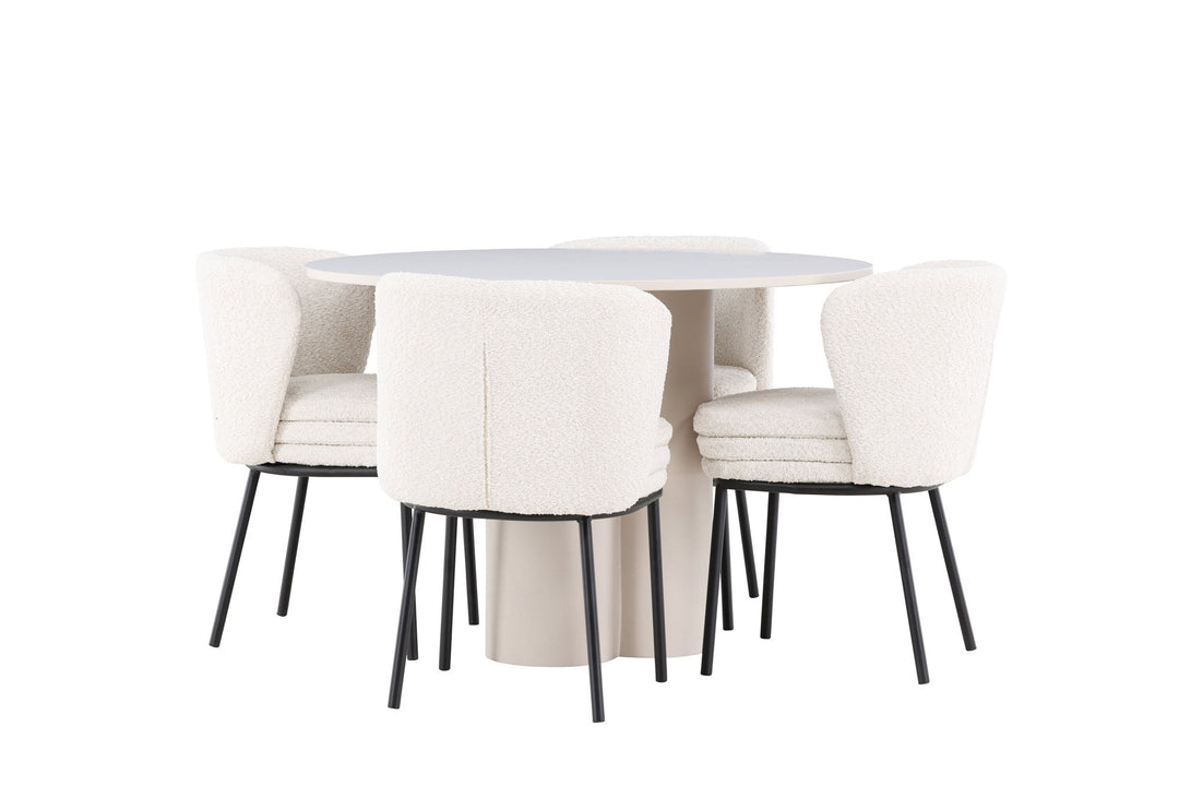 Venture Home Olivia Dining Table with Agnes Dining Chair