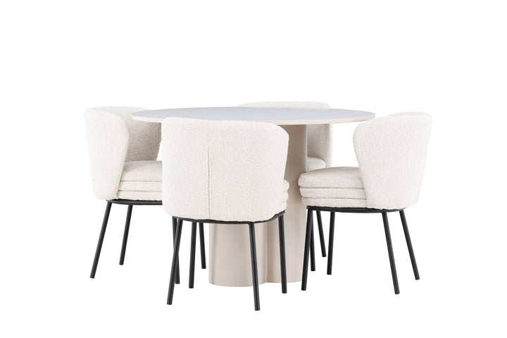 Venture Home Olivia Dining Table with Agnes Dining Chair