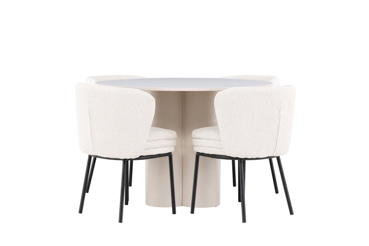 Venture Home Olivia Dining Table with Agnes Dining Chair