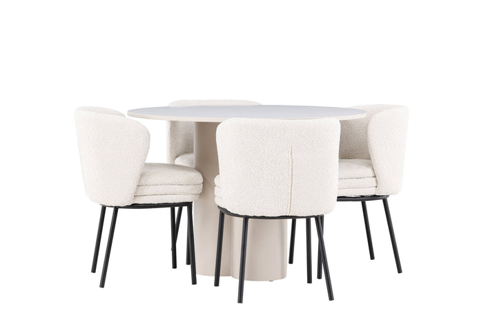 Venture Home Olivia Dining Table with Agnes Dining Chair