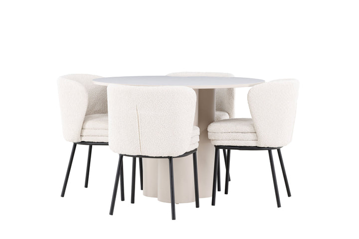 Venture Home Olivia Dining Table with Agnes Dining Chair