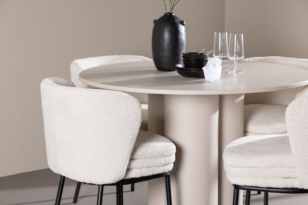 Venture Home Olivia Dining Table with Agnes Dining Chair