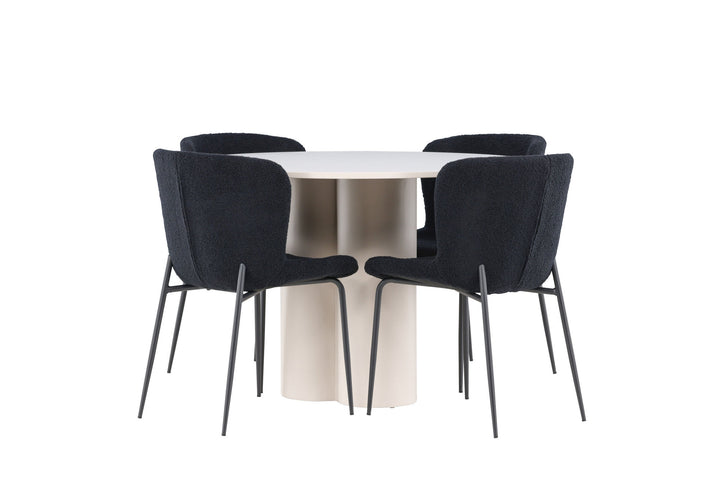 Venture Home Olivia Dining Table with Modesto Dining Chair