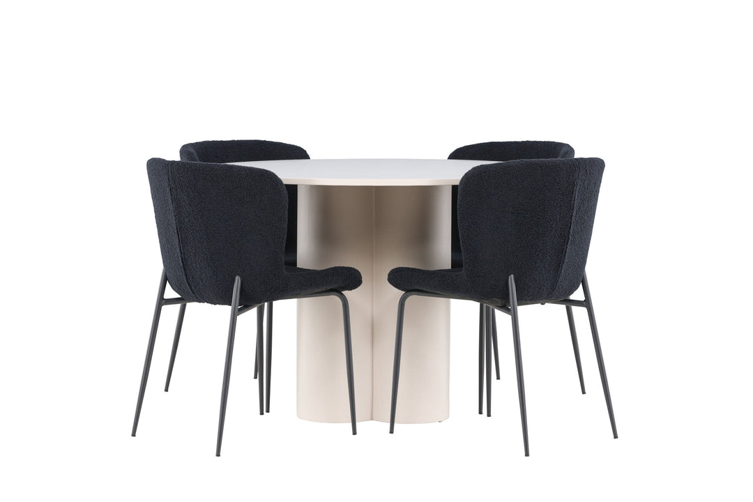 Venture Home Olivia Dining Table with Modesto Dining Chair