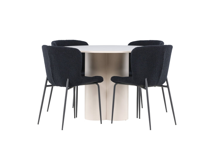 Venture Home Olivia Dining Table with Modesto Dining Chair