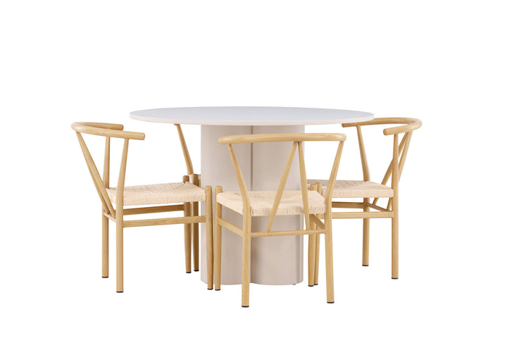 Venture Home Olivia Dining Table with Alfons Dining Chair