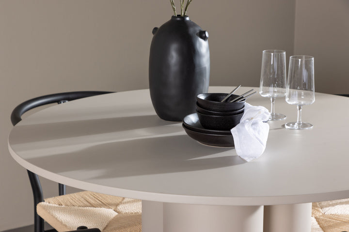 Venture Home Olivia Dining Table with Alfons Dining Chair