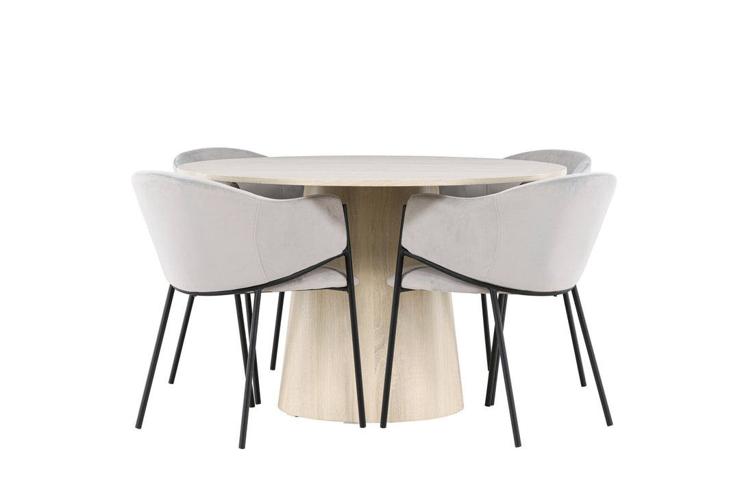 Venture Home Lanzo Dining Table with Evelina Dining Chair