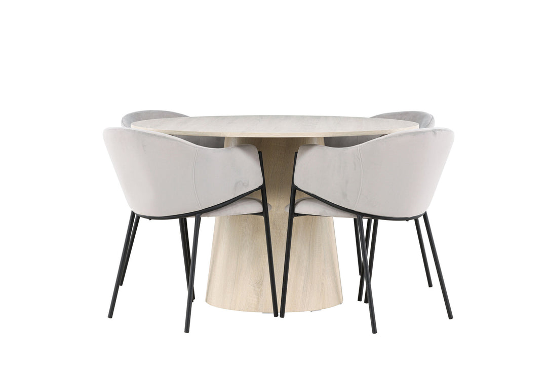Venture Home Lanzo Dining Table with Evelina Dining Chair
