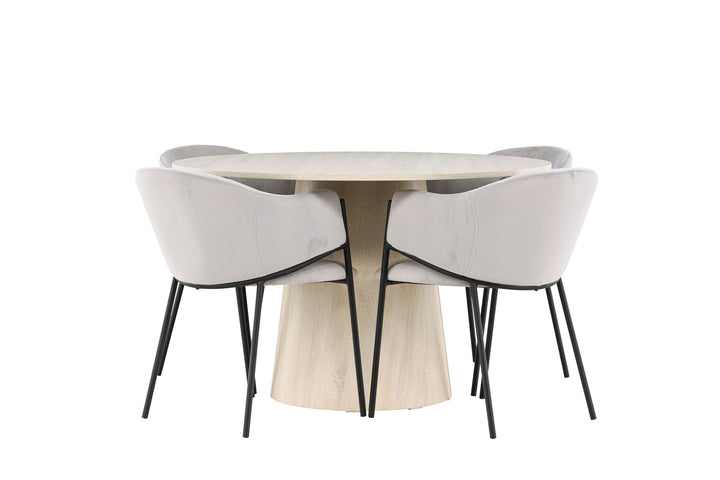 Venture Home Lanzo Dining Table with Evelina Dining Chair