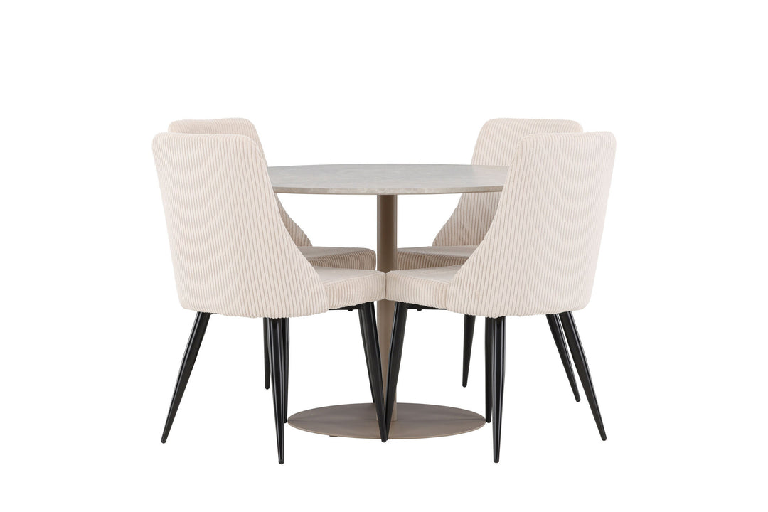 Venture Home Lycke Dining Table with Leone Dining Chair
