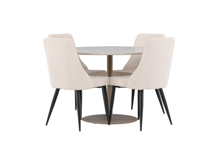 Venture Home Lycke Dining Table with Leone Dining Chair