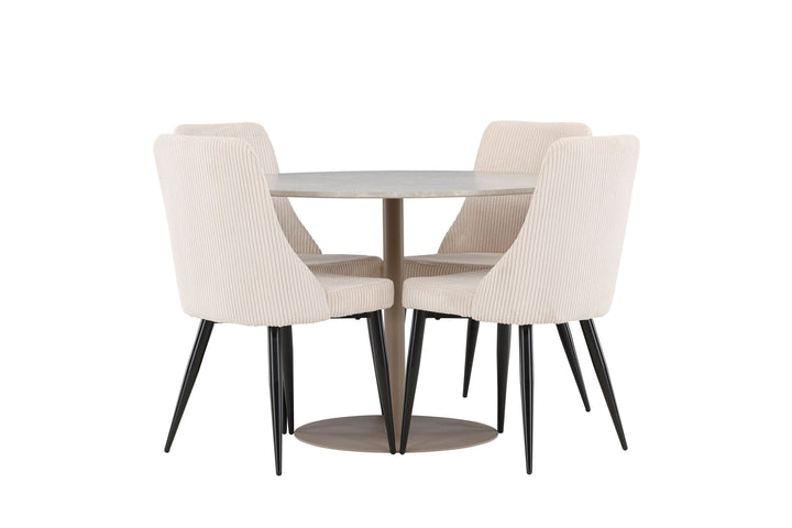 Venture Home Lycke Dining Table with Leone Dining Chair