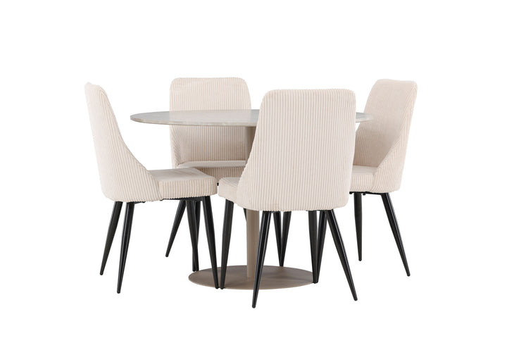 Venture Home Lycke Dining Table with Leone Dining Chair