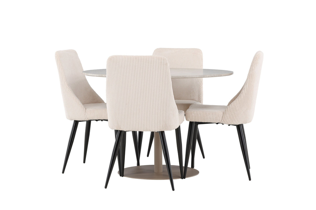 Venture Home Lycke Dining Table with Leone Dining Chair