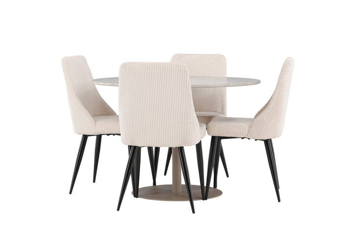 Venture Home Lycke Dining Table with Leone Dining Chair