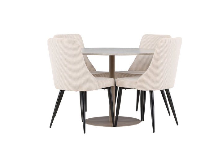 Venture Home Lycke Dining Table with Leone Dining Chair