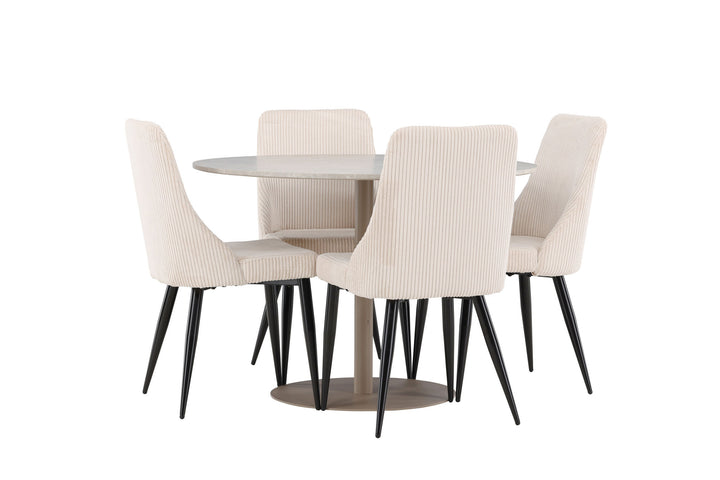 Venture Home Lycke Dining Table with Leone Dining Chair