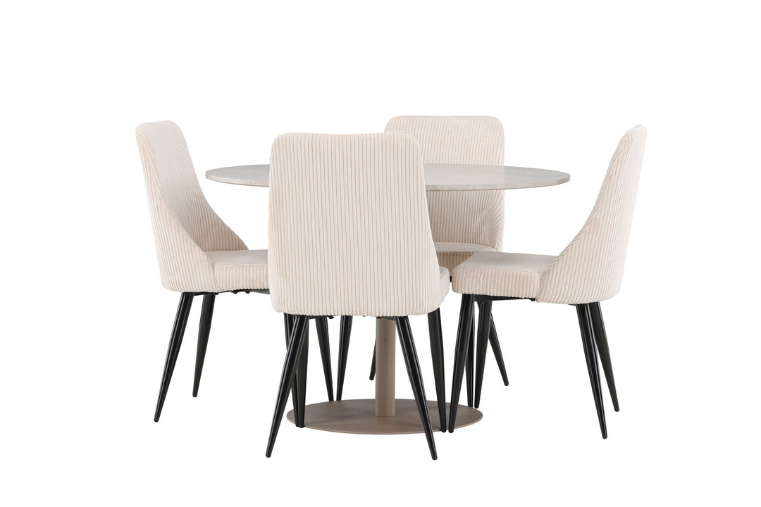 Venture Home Lycke Dining Table with Leone Dining Chair