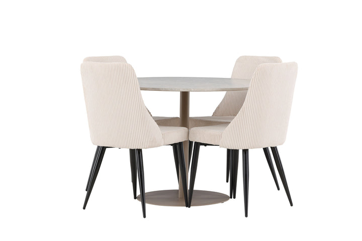 Venture Home Lycke Dining Table with Leone Dining Chair