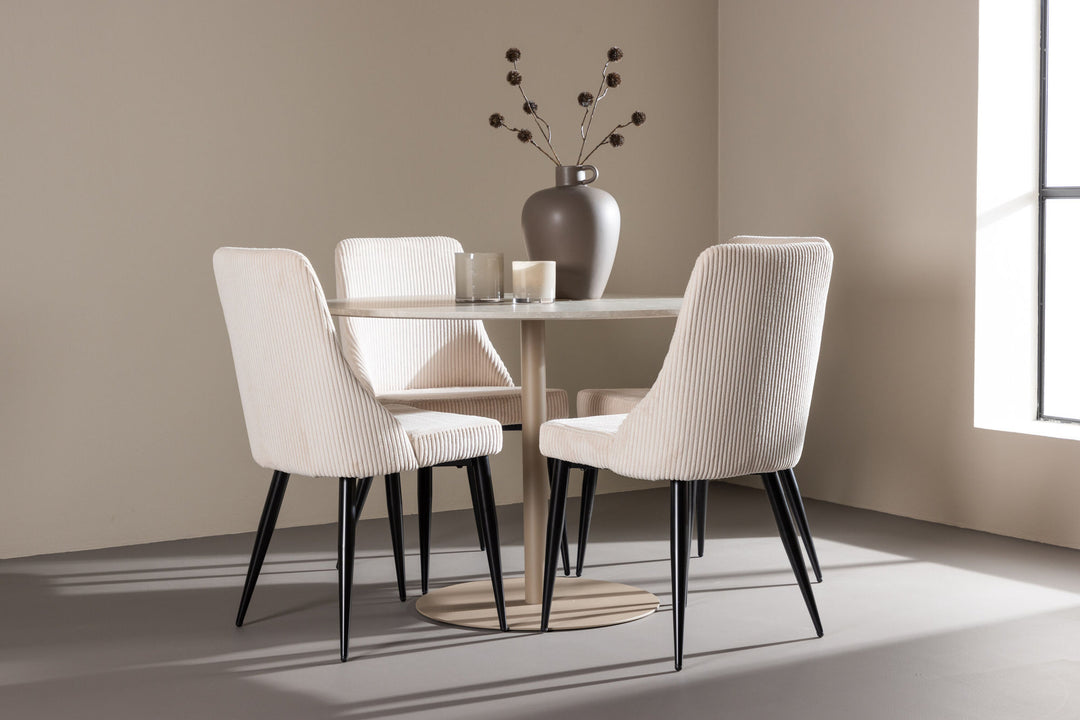 Venture Home Lycke Dining Table with Leone Dining Chair