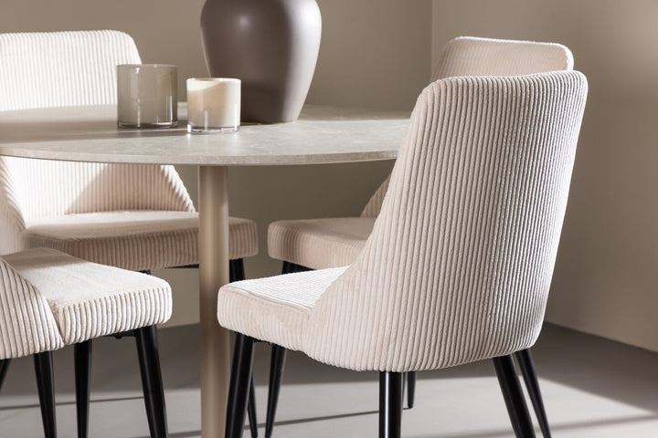 Venture Home Lycke Dining Table with Leone Dining Chair