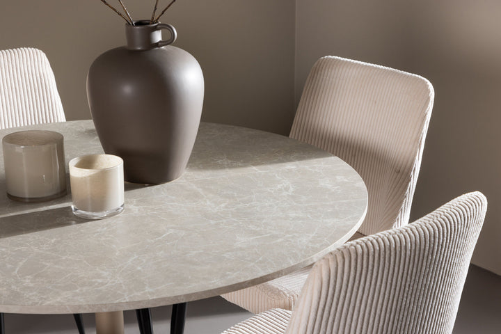 Venture Home Lycke Dining Table with Leone Dining Chair