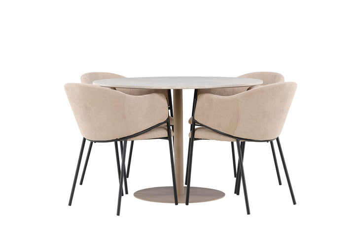 Venture Home Lycke Dining Table with Evelina Dining Chair
