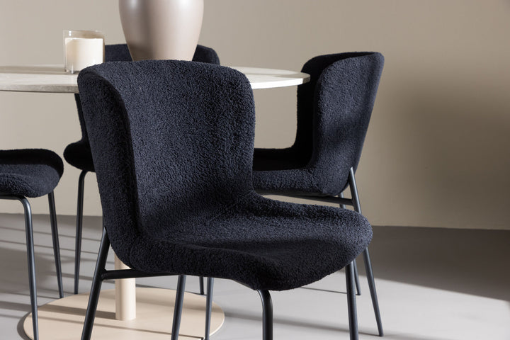 Venture Home Lycke Dining Table with Modesto Dining Chair