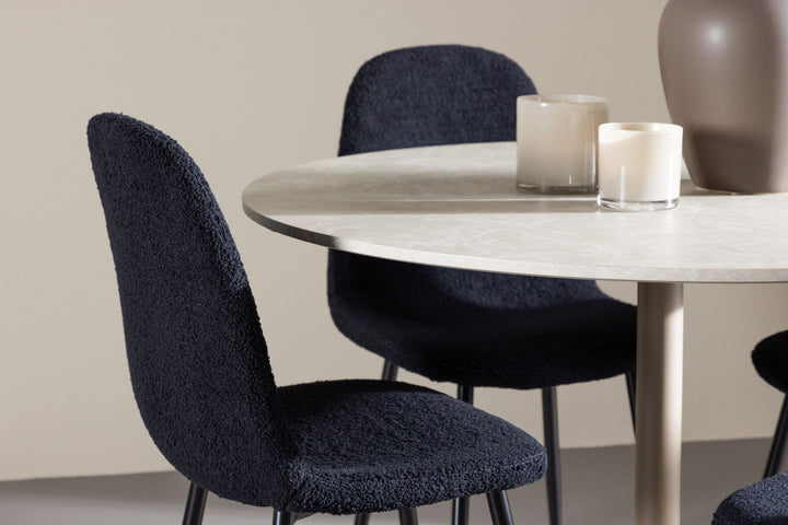Venture Home Lycke Dining Table with Polar Dining Chair