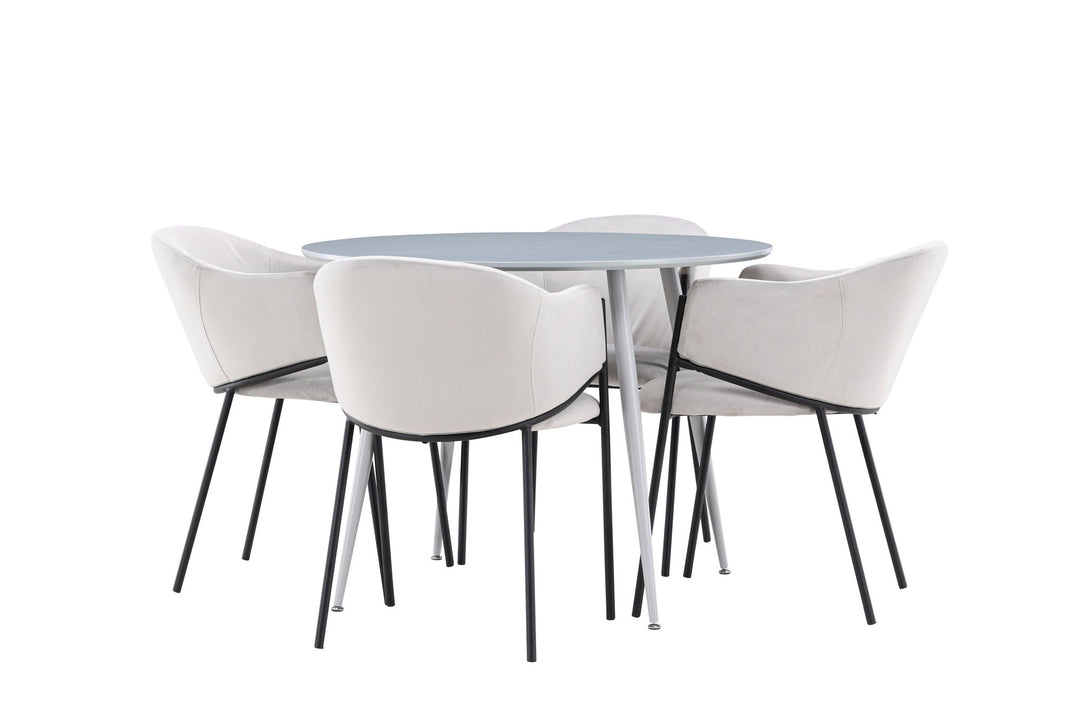 Venture Home Plaza Dining Table with Evelina Dining Chair