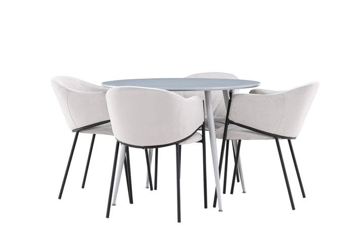 Venture Home Plaza Dining Table with Evelina Dining Chair