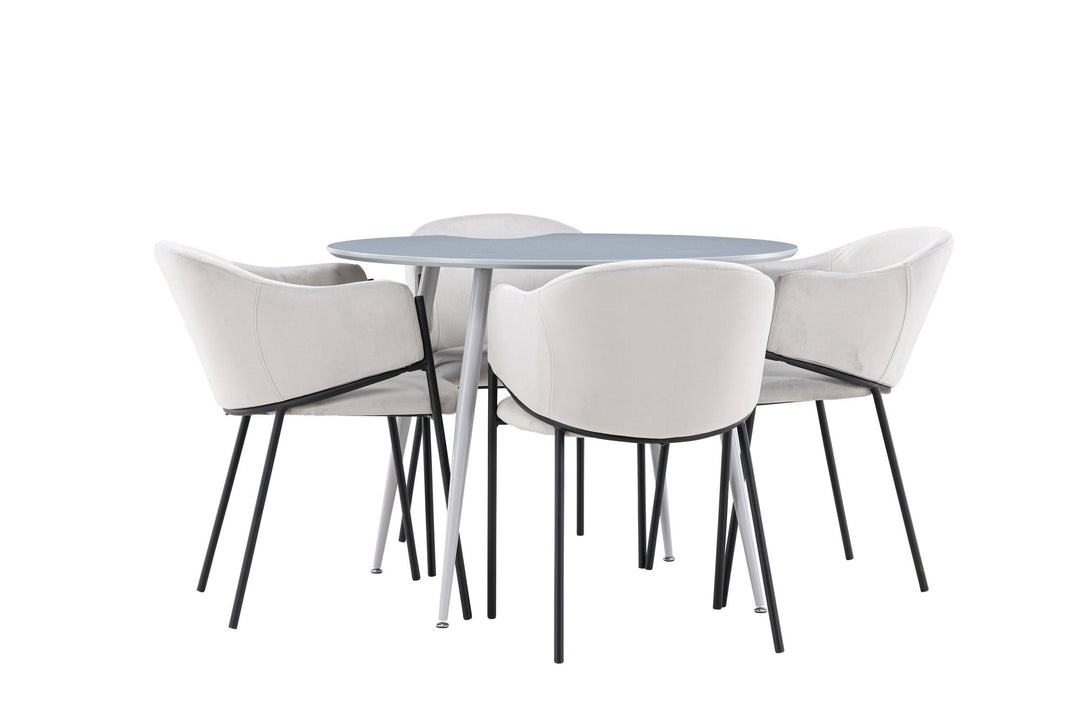 Venture Home Plaza Dining Table with Evelina Dining Chair