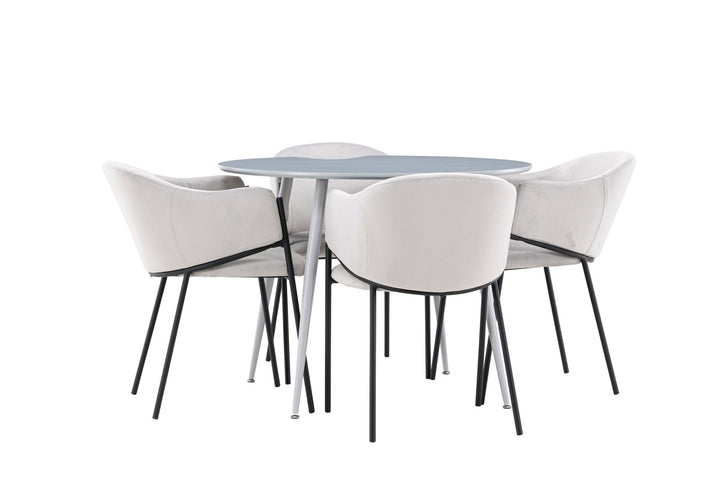 Venture Home Plaza Dining Table with Evelina Dining Chair