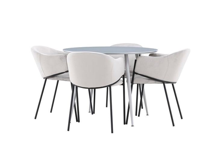 Venture Home Plaza Dining Table with Evelina Dining Chair