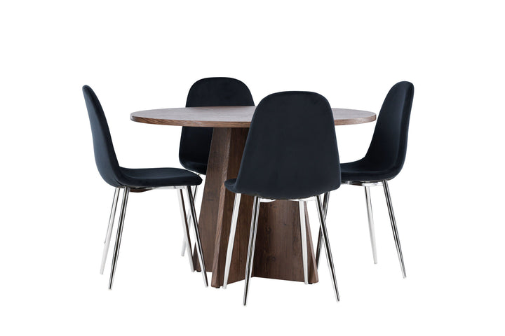 Venture Home Bootcut Dining Table with Polar Dining Chair