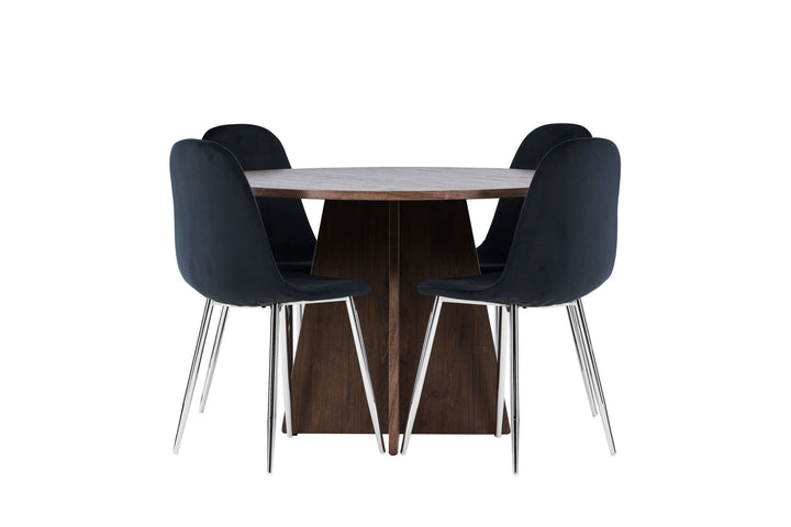 Venture Home Bootcut Dining Table with Polar Dining Chair