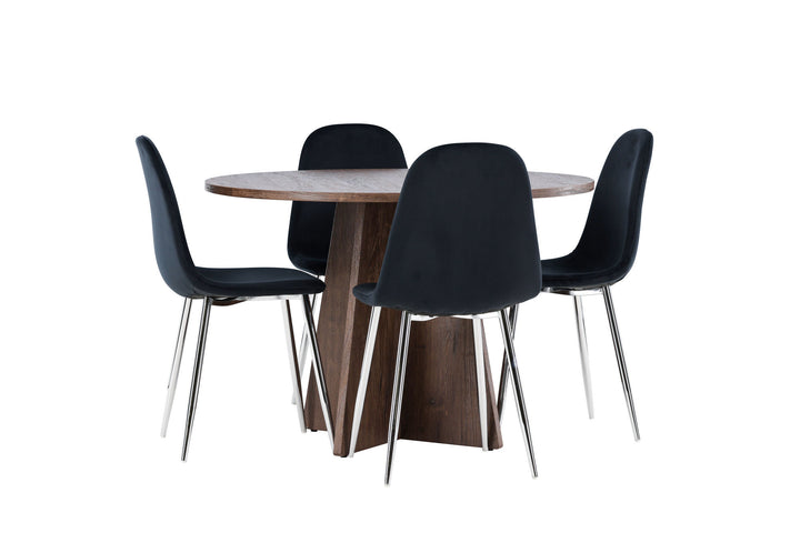 Venture Home Bootcut Dining Table with Polar Dining Chair