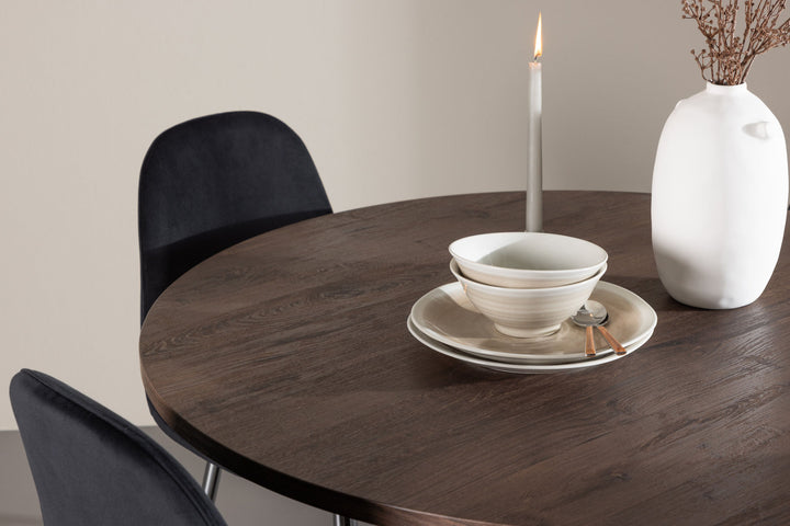 Venture Home Bootcut Dining Table with Polar Dining Chair
