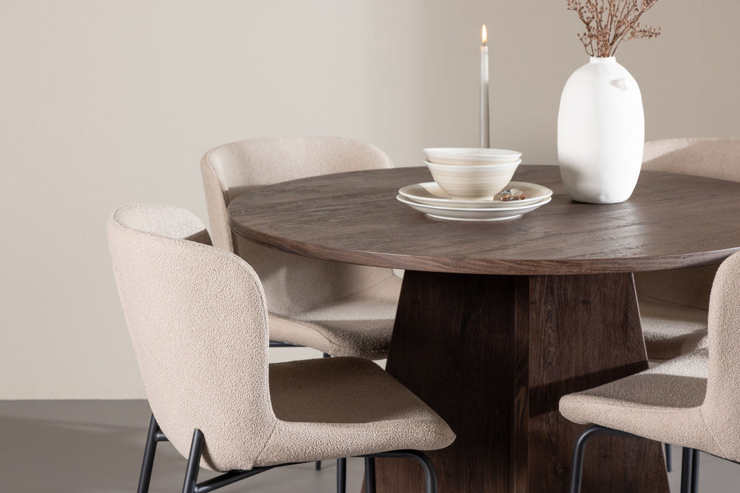 Venture Home Bootcut Dining Table with Modesto Dining Chair